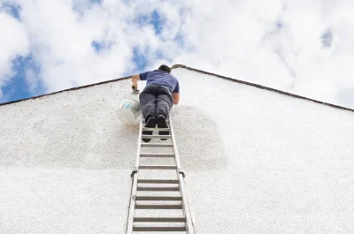 Peinture extérieure au Chastang — façades et ravalement